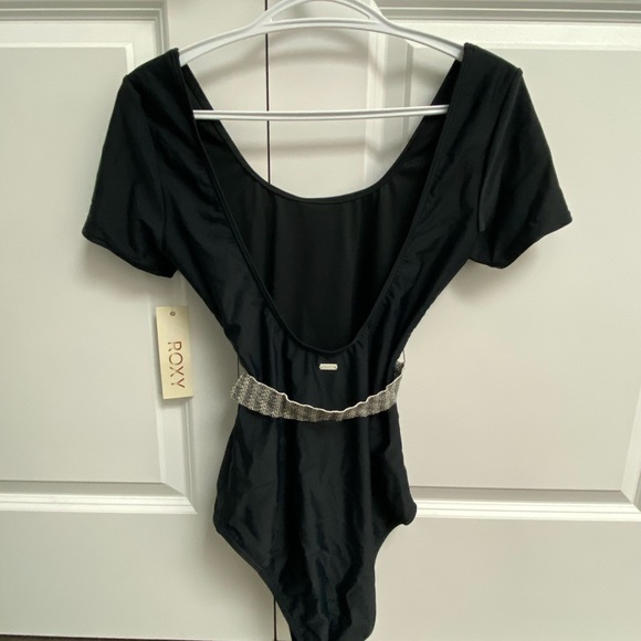 Roxy one piece swimsuit with woven belt - Medium - Picture 2 of 6